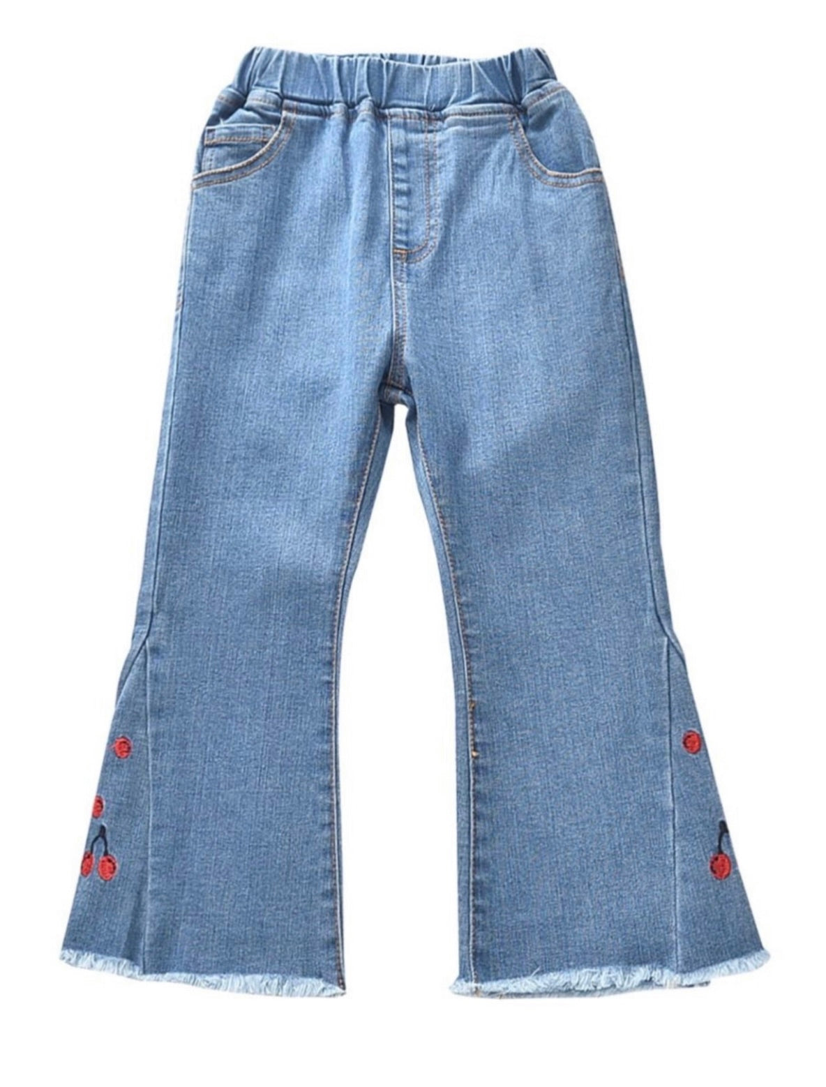 Cherry Denim wide leg jeans