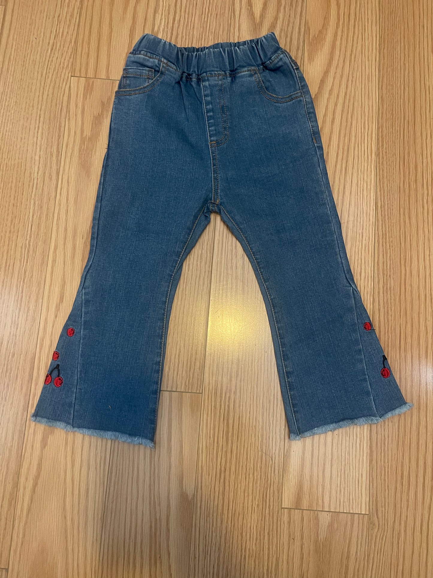 Cherry Denim wide leg jeans