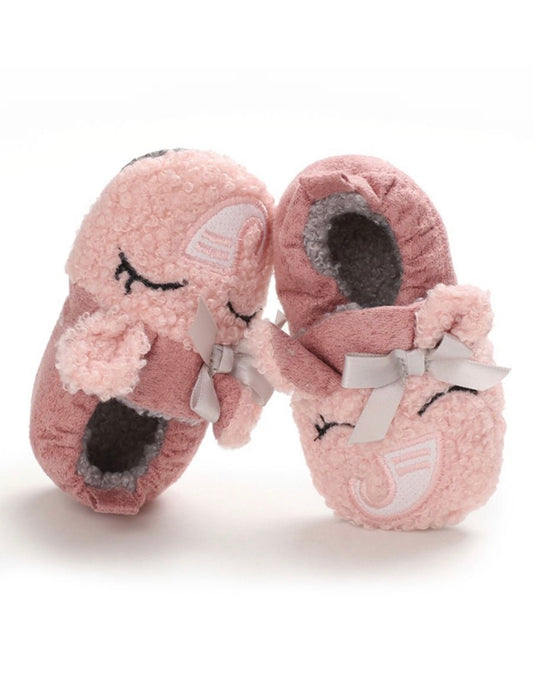 Pink  slippers for prewalkers